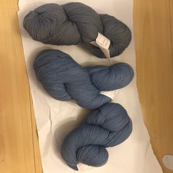 angora valley Other - Lot of 3 skeins high quality Wool Yarn 1500 feet!